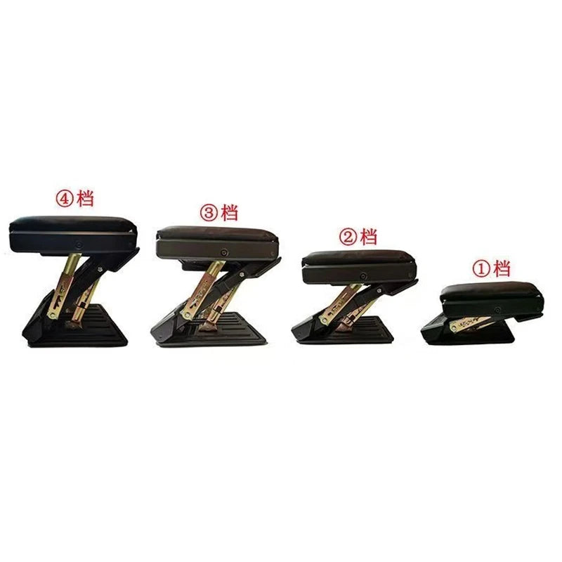 Adjustable Footrest Max-load 120lbs With Removable Soft Foot Rest Pad Stool For Car Under Desk Home Train 4-level Height Adjust