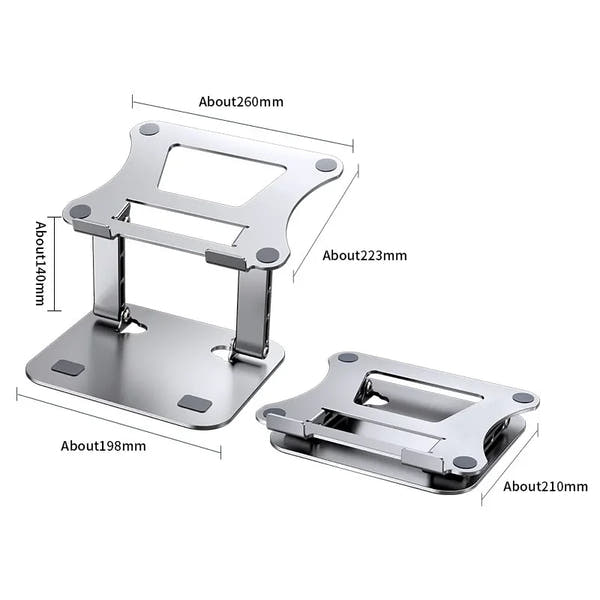 Phone Tablet Stand Adjustable Aluminum Alloy laptop Tablet up to 17 