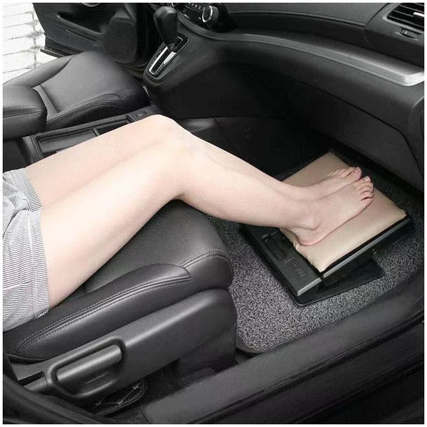 Adjustable Footrest Max-load 120lbs With Removable Soft Foot Rest Pad Stool For Car Under Desk Home Train 4-level Height Adjust