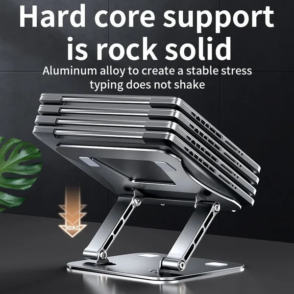 Phone Tablet Stand Adjustable Aluminum Alloy laptop Tablet up to 17 